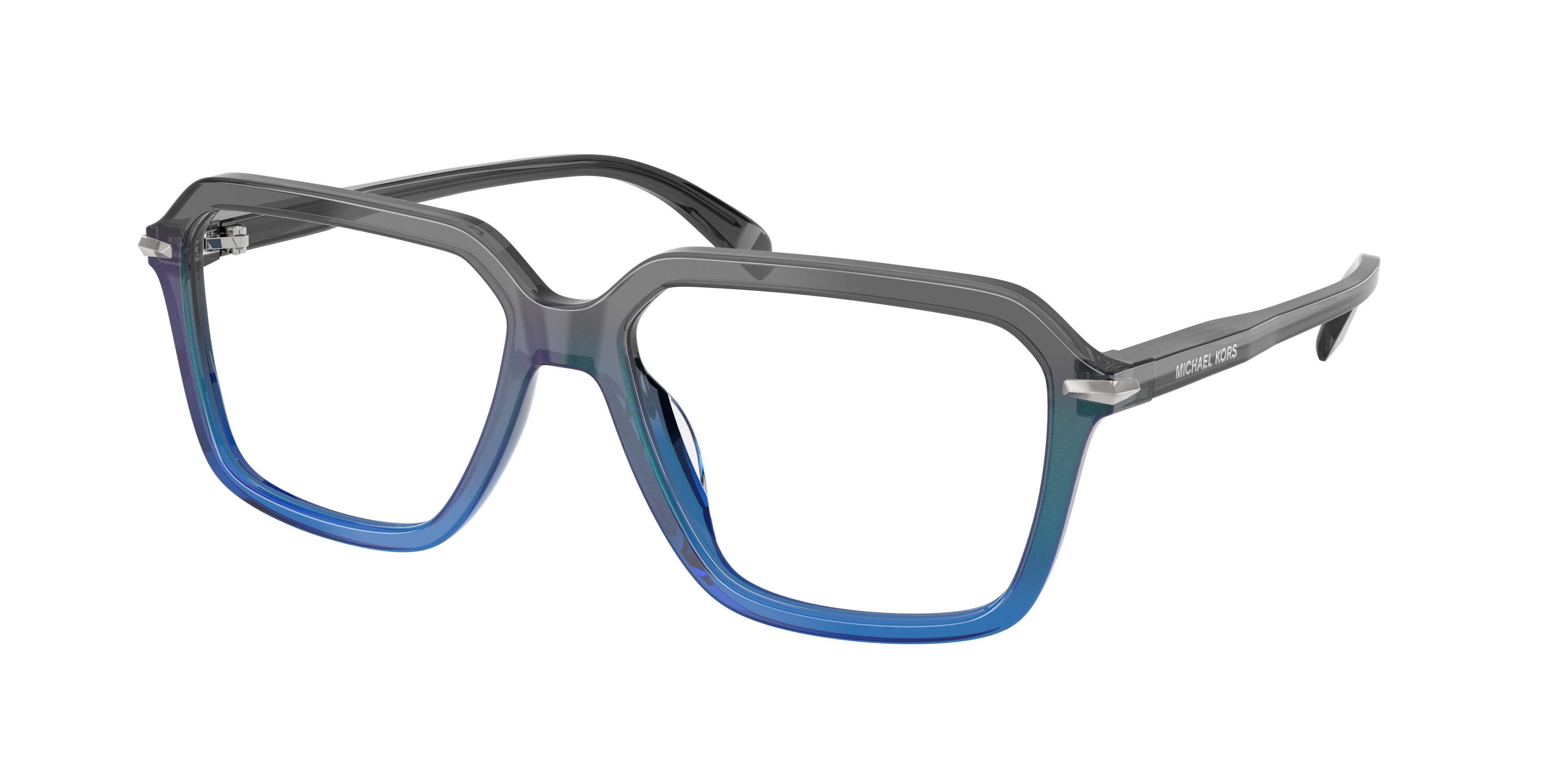 Michael Kors Man MK4159U SAGUARO 4011 Vista frames Acetate Grey Transparent Squared Normal-image